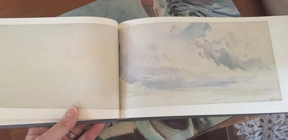The “Skies” Sketchbook by J.M.W. Turner — Elizabeth Floyd